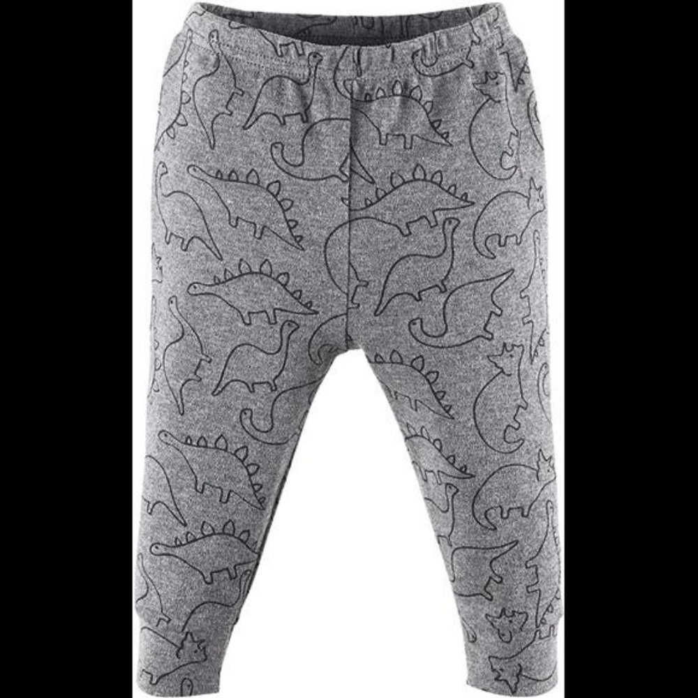 Camo and Dinosaur Baby Pants for Boys | 5 Pack Set | Newborn to 24 Month Sizes - Picture 3 of 7